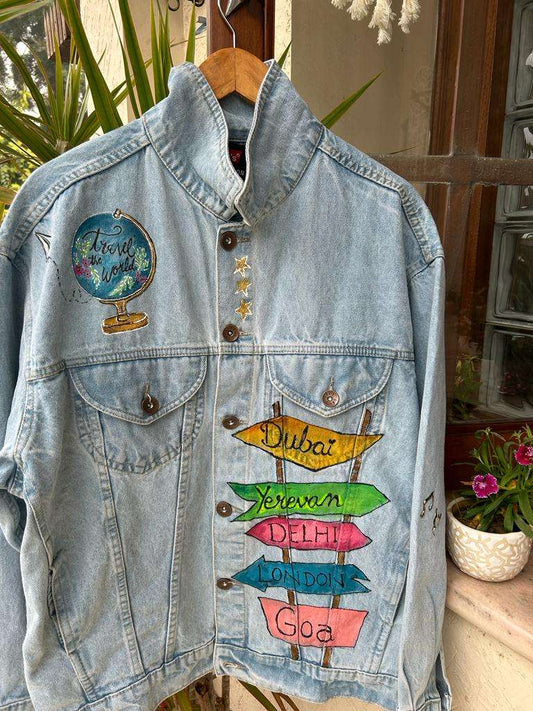 Customised jacket-The Globetrotter