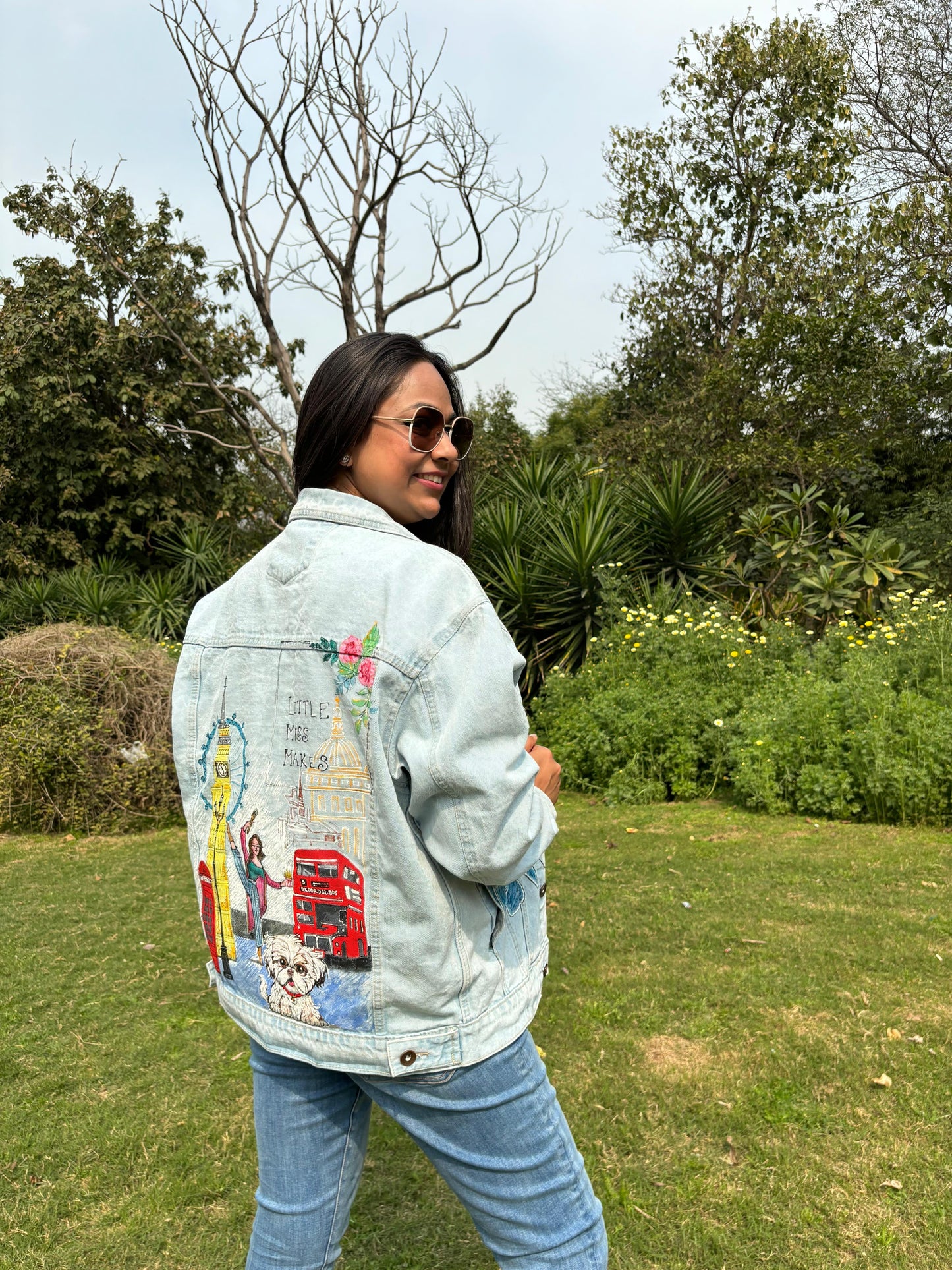 Customised jacket-C'est la vie