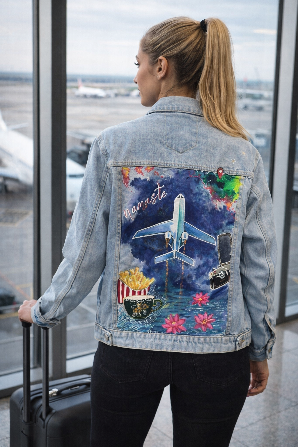 Customised jacket-The Globetrotter