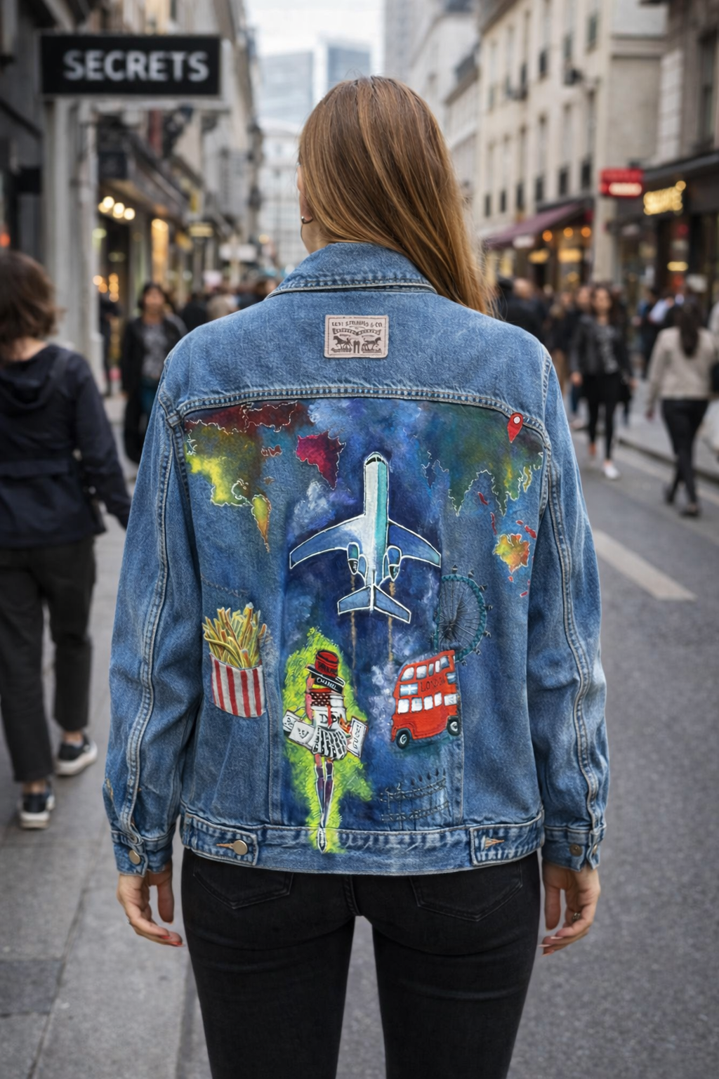 Customised jacket-The shopaholic