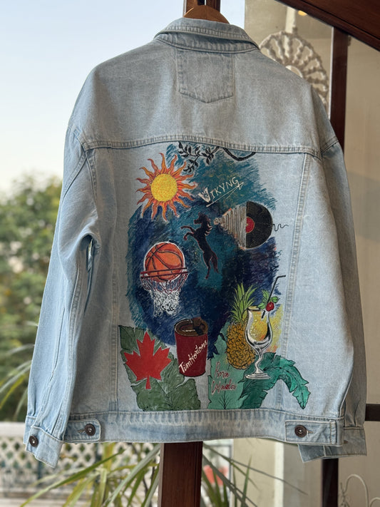 Customised jacket- Pina colada