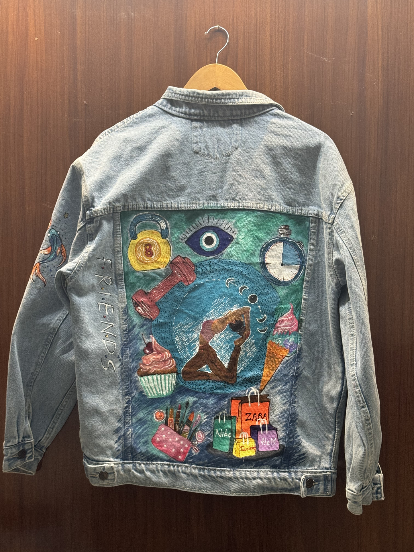 Customised jacket- Blissful yogi