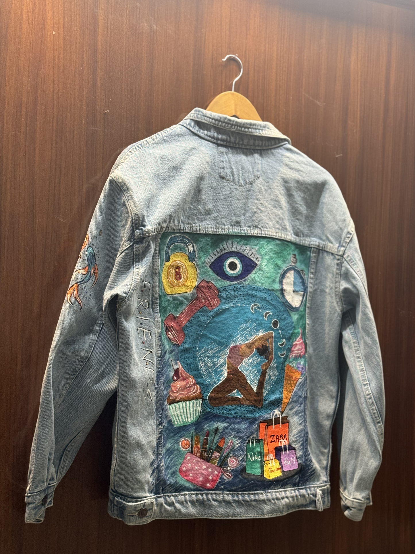 Customised jacket- Blissful yogi